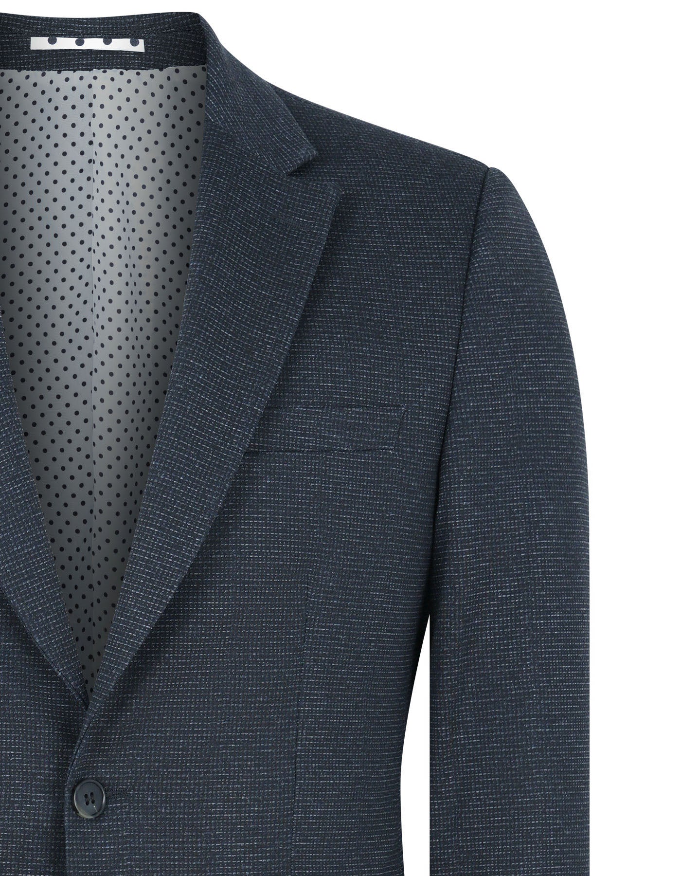 Black Tailored Smart Fit Coat CC2439-42