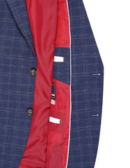 Navy Tailored Smart Fit Coat CC2441-42