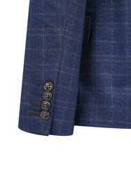 Navy Tailored Smart Fit Coat CC2441-40