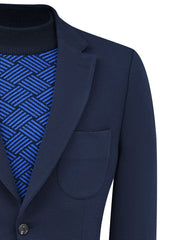 Navy Tailored Smart Fit Coat CC2442-36