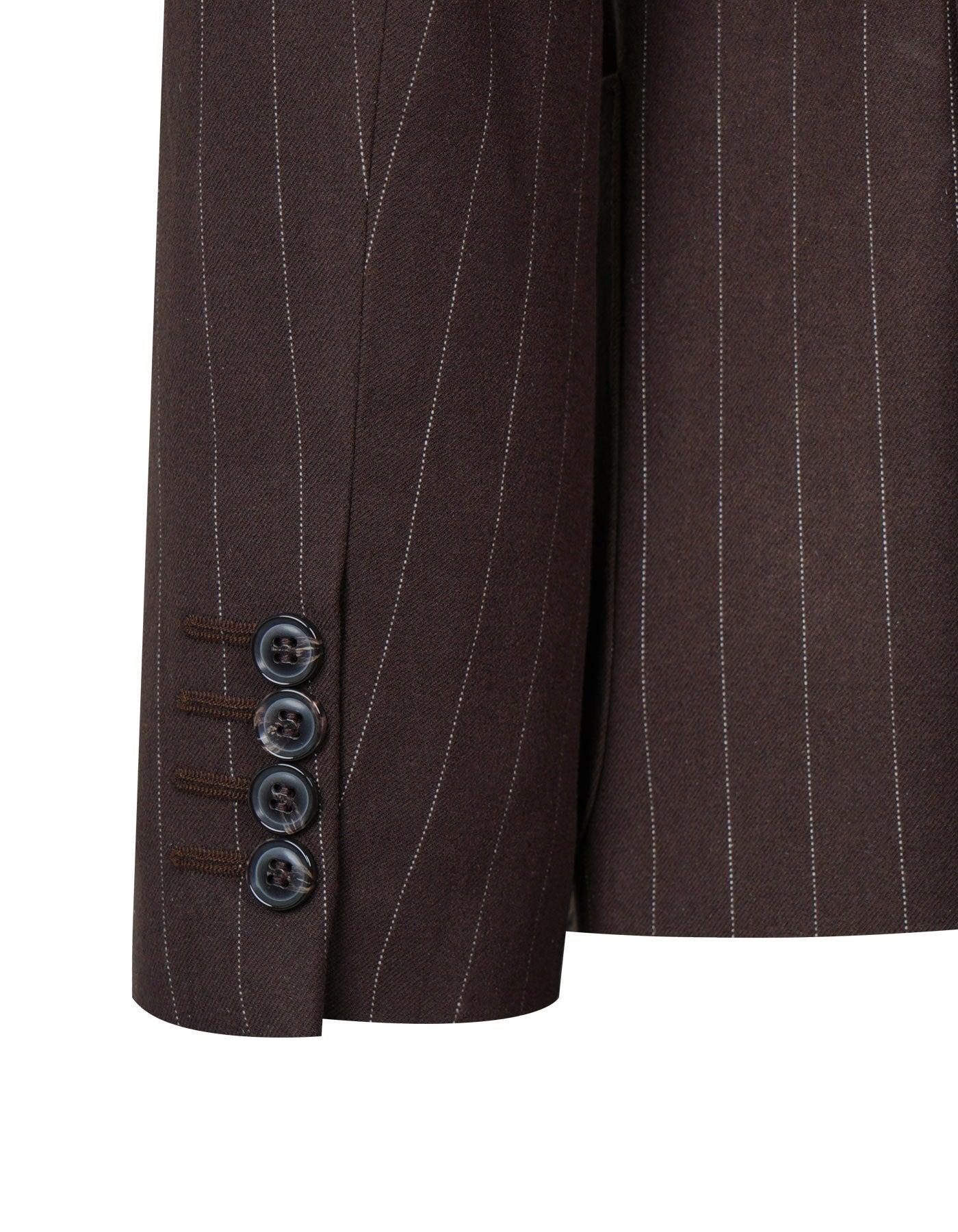 Chocolate Tailored Smart Fit Coat CC2444-40