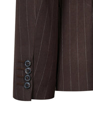 Chocolate Tailored Smart Fit Coat CC2444-40