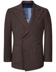 Chocolate Tailored Smart Fit Coat CC2444-34