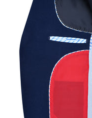 Navy Tailored Smart Fit Coat CC2446-44