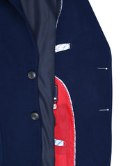 Navy Tailored Smart Fit Coat CC2446-42