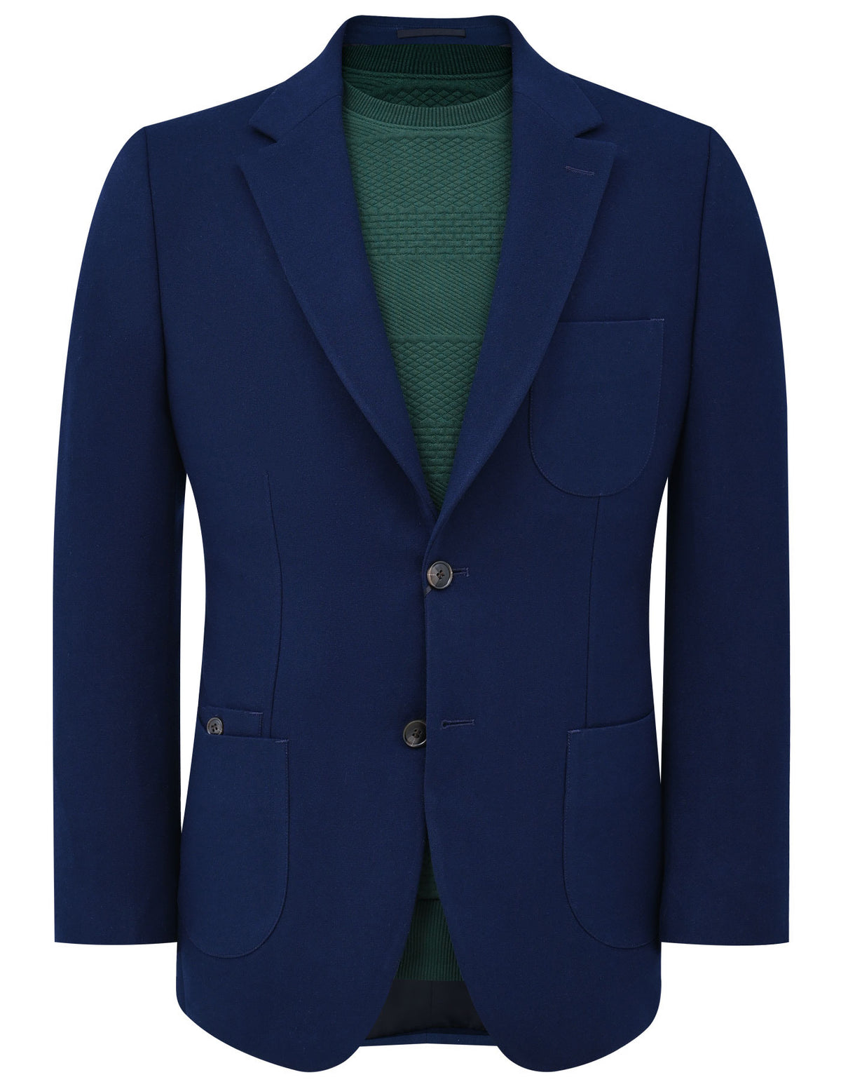 Navy Tailored Smart Fit Coat CC2446-34