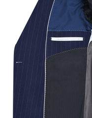 Navy Tailored Smart Fit Coat CC2447-44