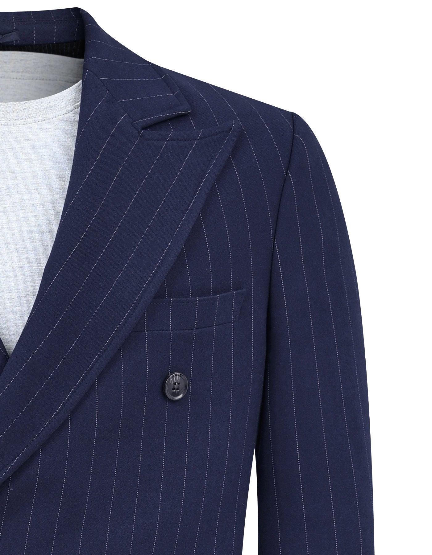 Navy Tailored Smart Fit Coat CC2447-36