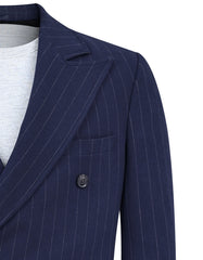 Navy Tailored Smart Fit Coat CC2447-36