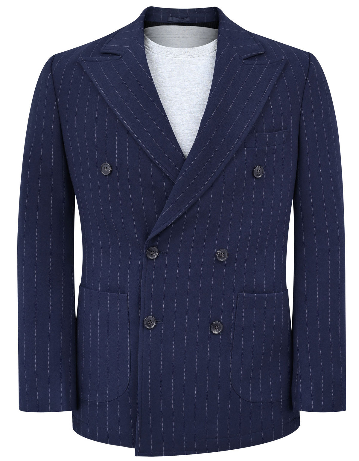 Navy Tailored Smart Fit Coat CC2447-34