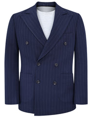 Navy Tailored Smart Fit Coat CC2447-34