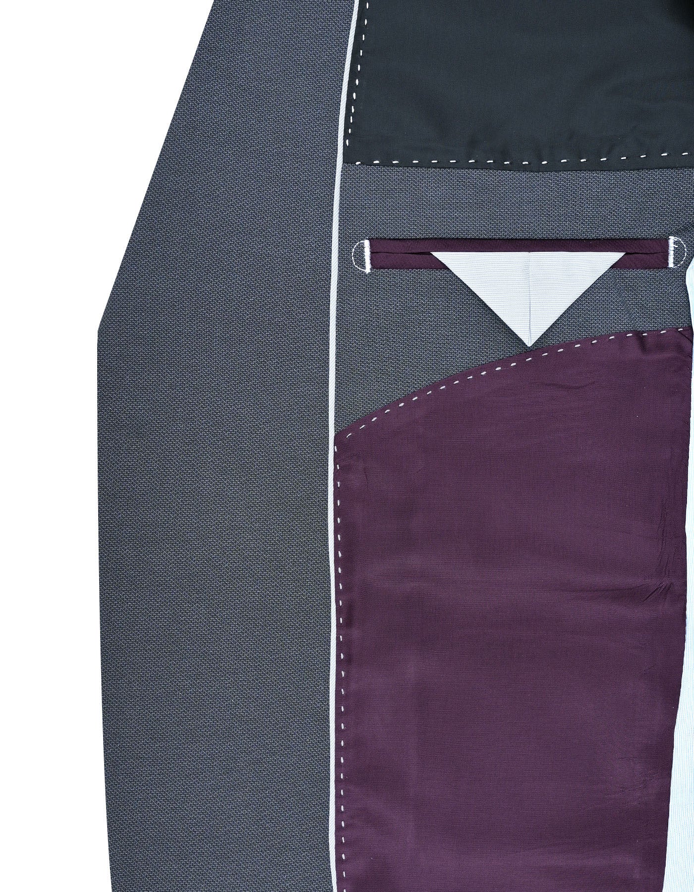 Grey Tailored Smart Fit Coat CC2448-44