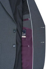 Grey Tailored Smart Fit Coat CC2448-42