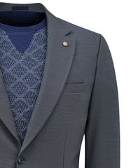 Grey Tailored Smart Fit Coat CC2448-36