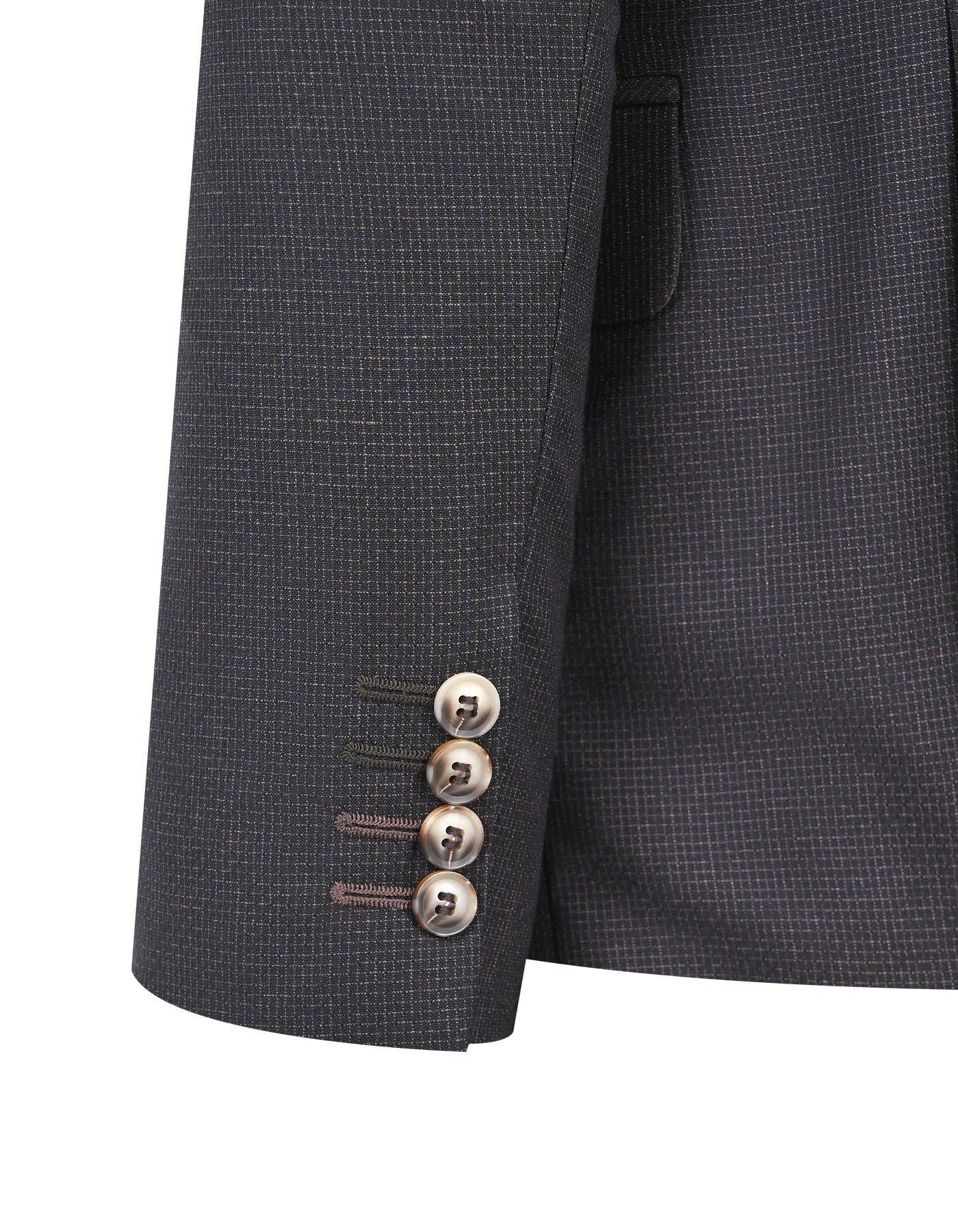 Chocolate Tailored Smart Fit Coat CC2451-40