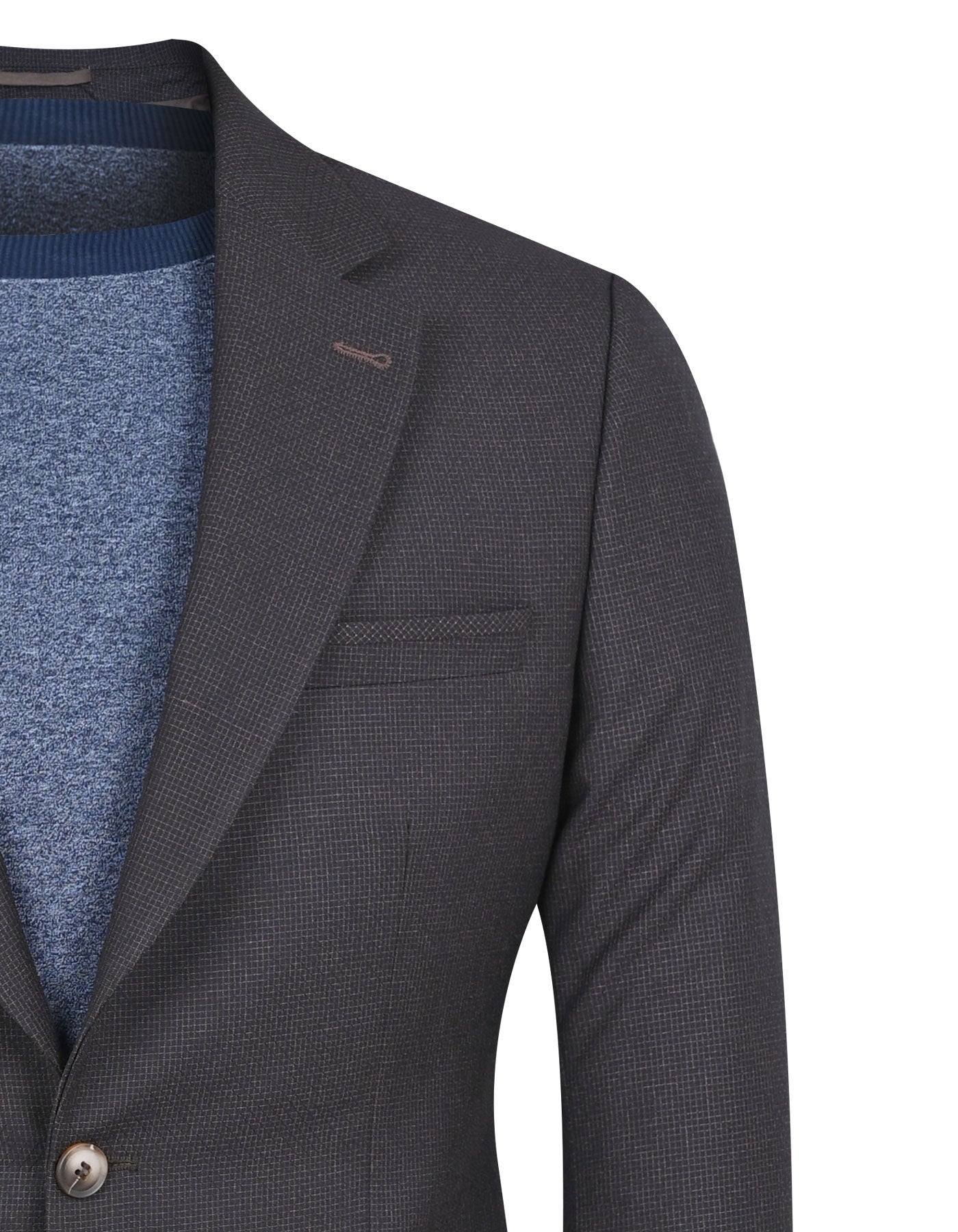 Chocolate Tailored Smart Fit Coat CC2451-36