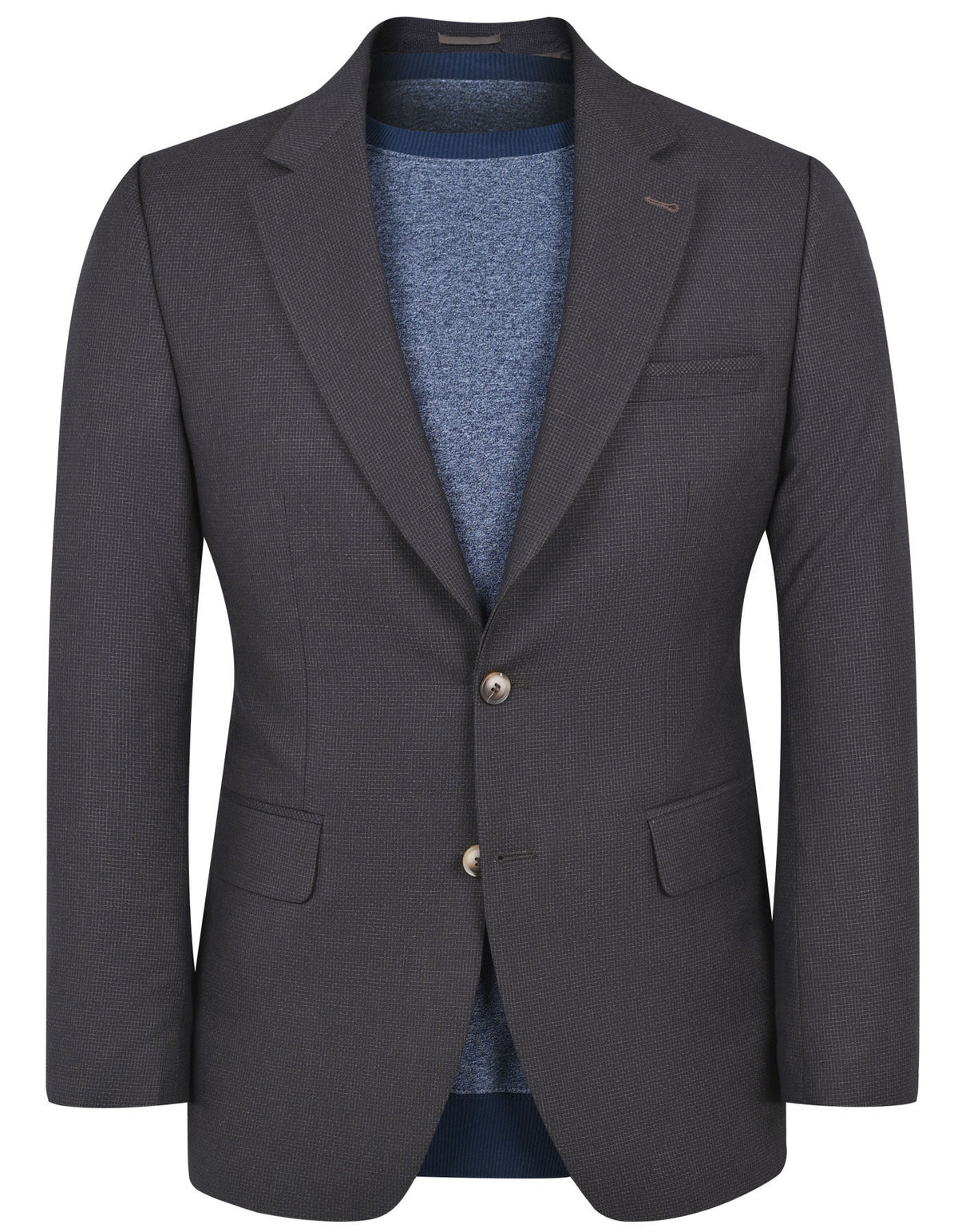 Chocolate Tailored Smart Fit Coat CC2451-34