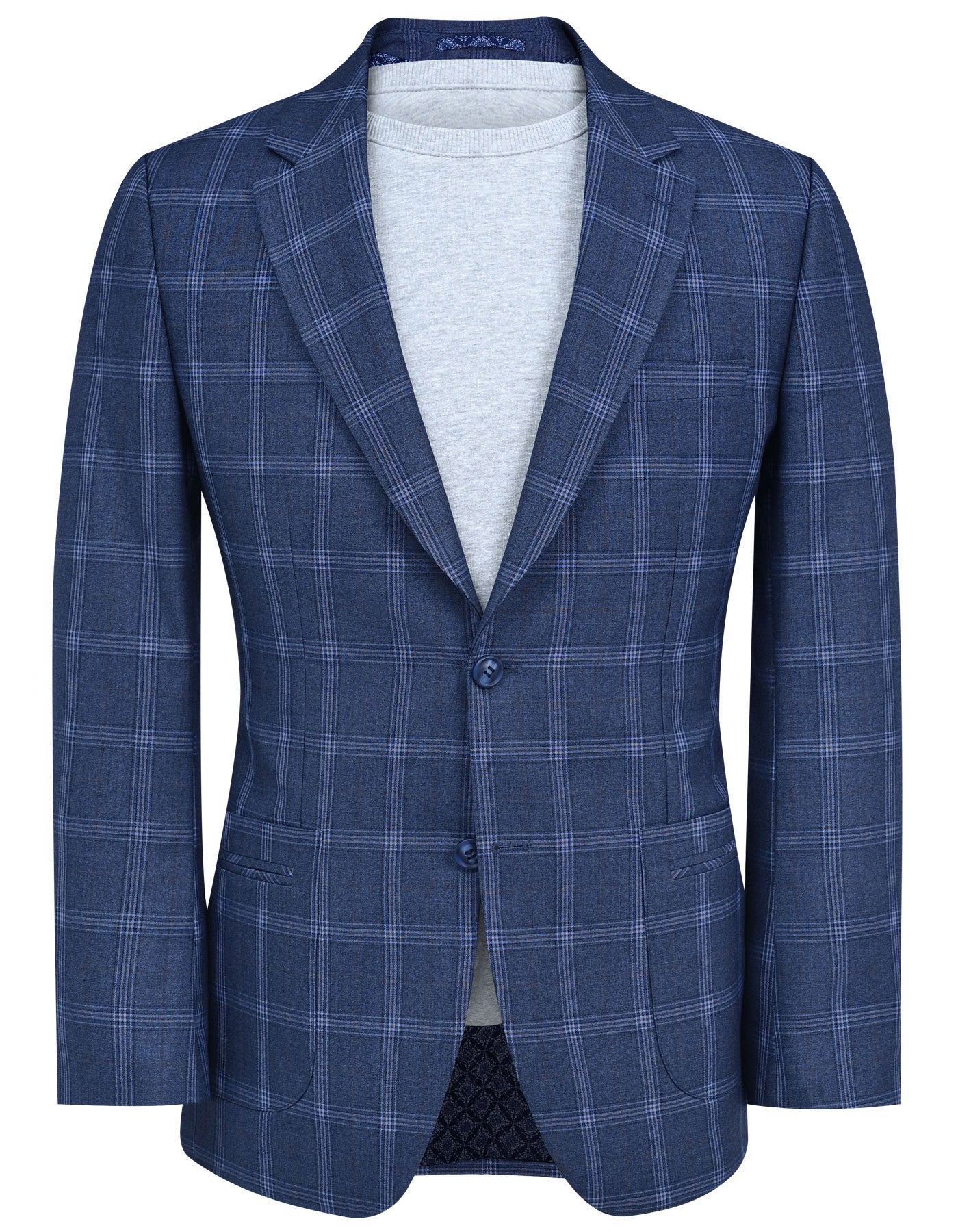 Navy Tailored Smart Fit Coat CC2502-34