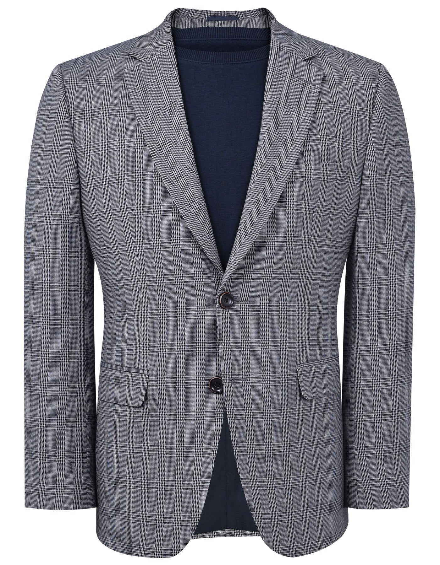 Grey Tailored Smart Fit Coat CC2505-34