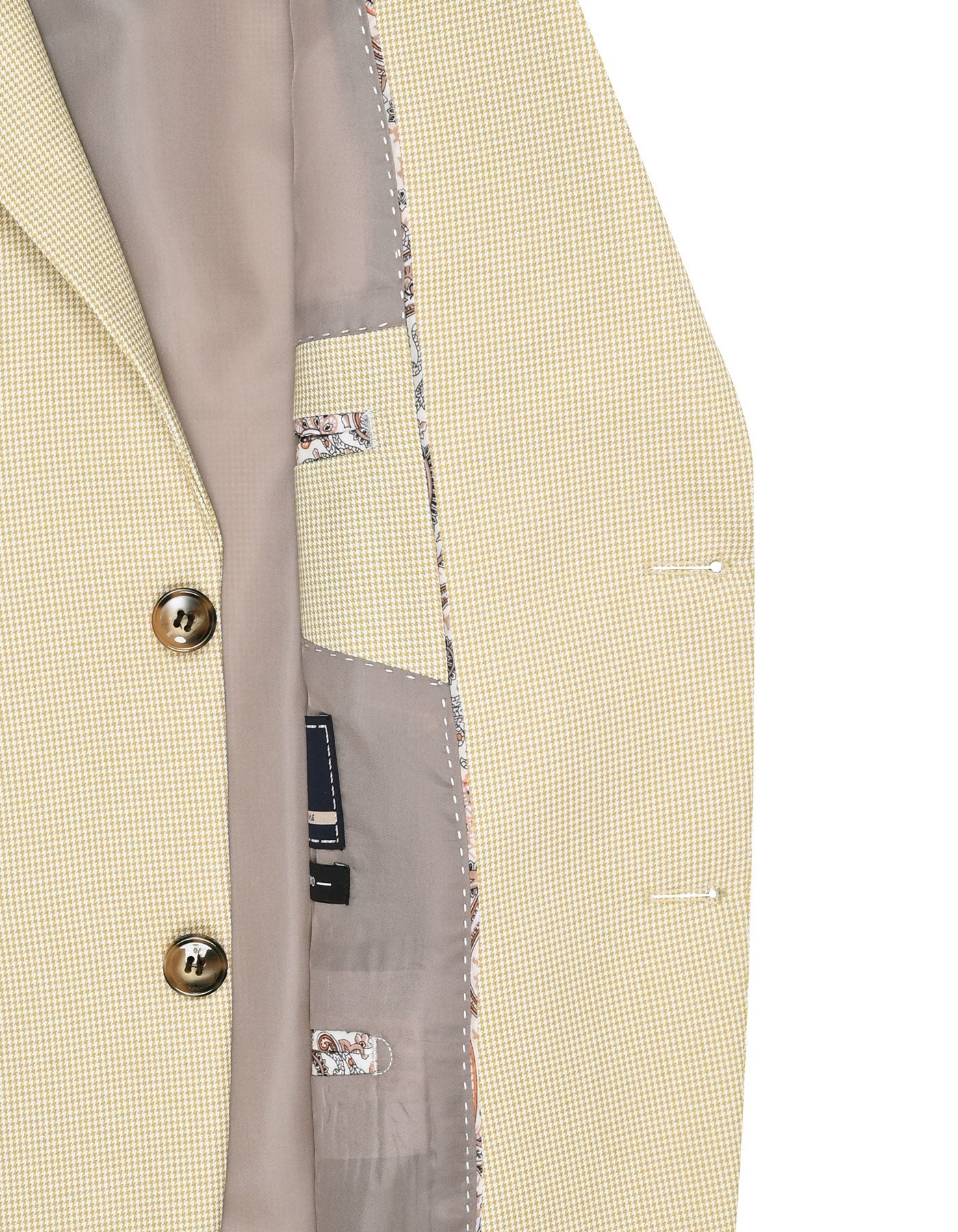 Khaki Tailored Smart Fit Coat CC2508-42
