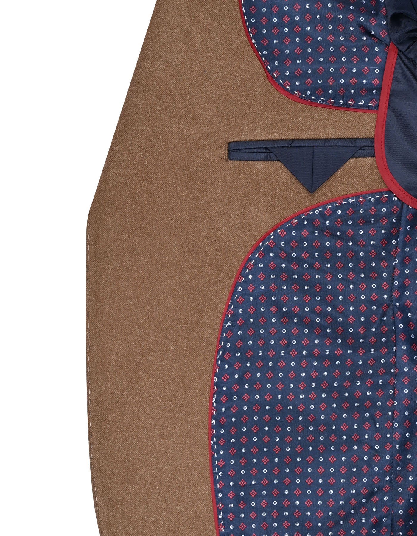 Khaki Tailored Smart Fit Coat CC2514-44