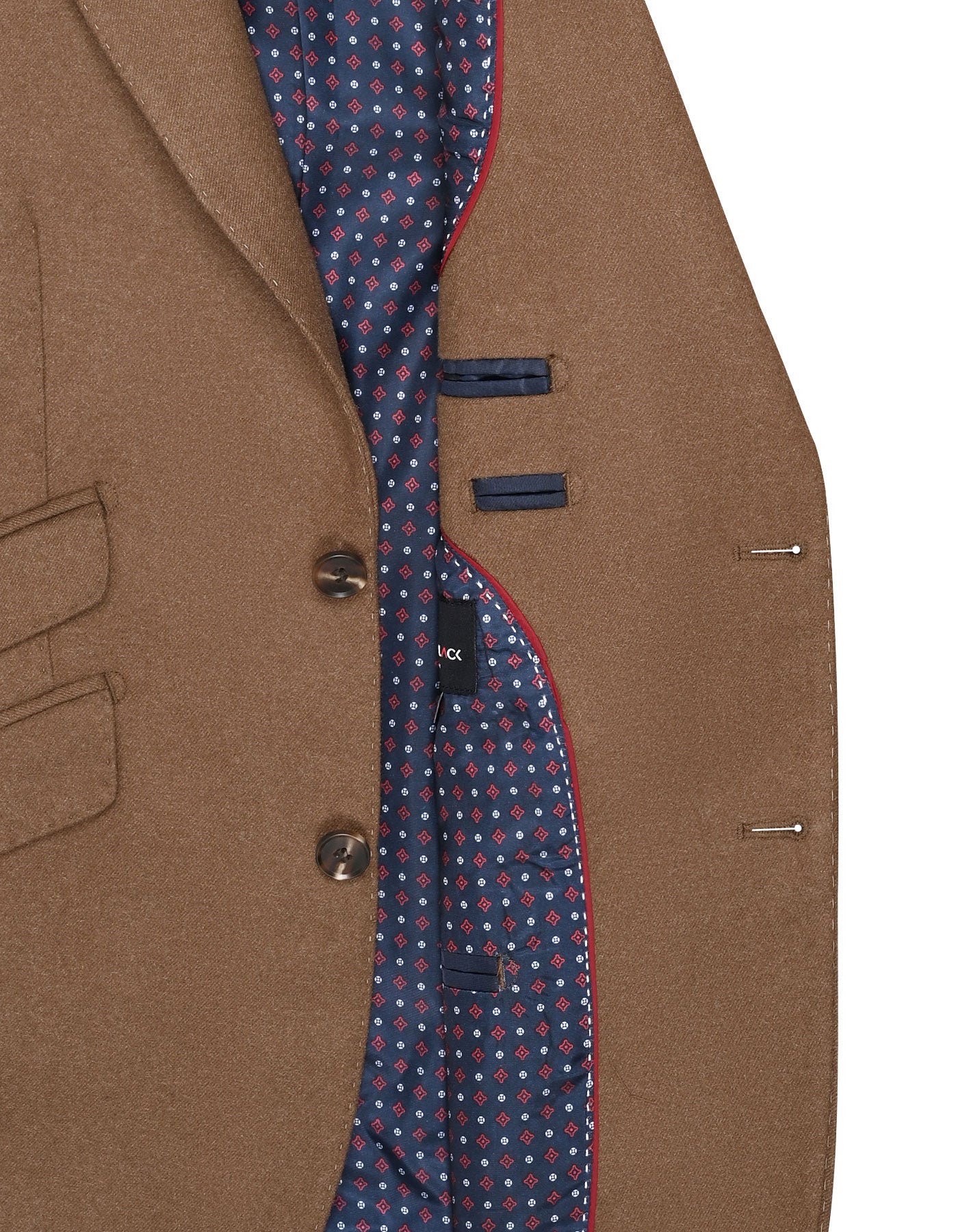 Khaki Tailored Smart Fit Coat CC2514-42