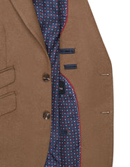 Khaki Tailored Smart Fit Coat CC2514-42