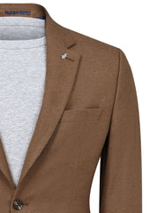 Khaki Tailored Smart Fit Coat CC2514-36