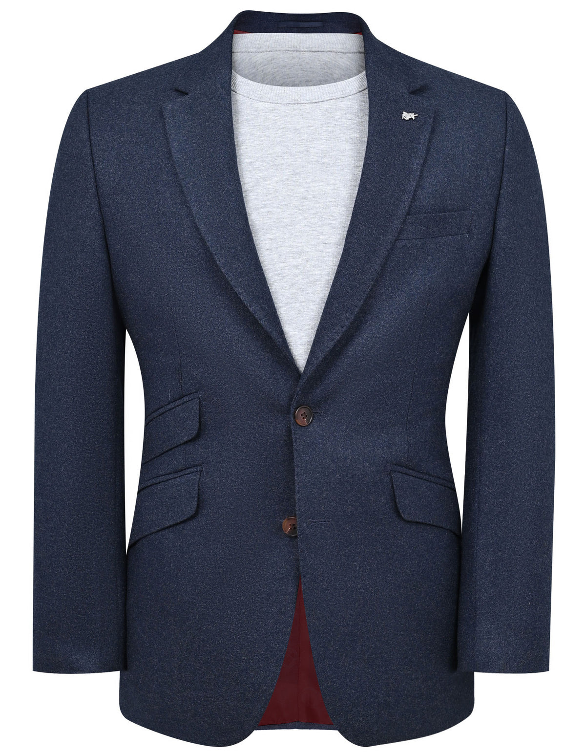 Blue Tailored Smart Fit Coat CC2515-34