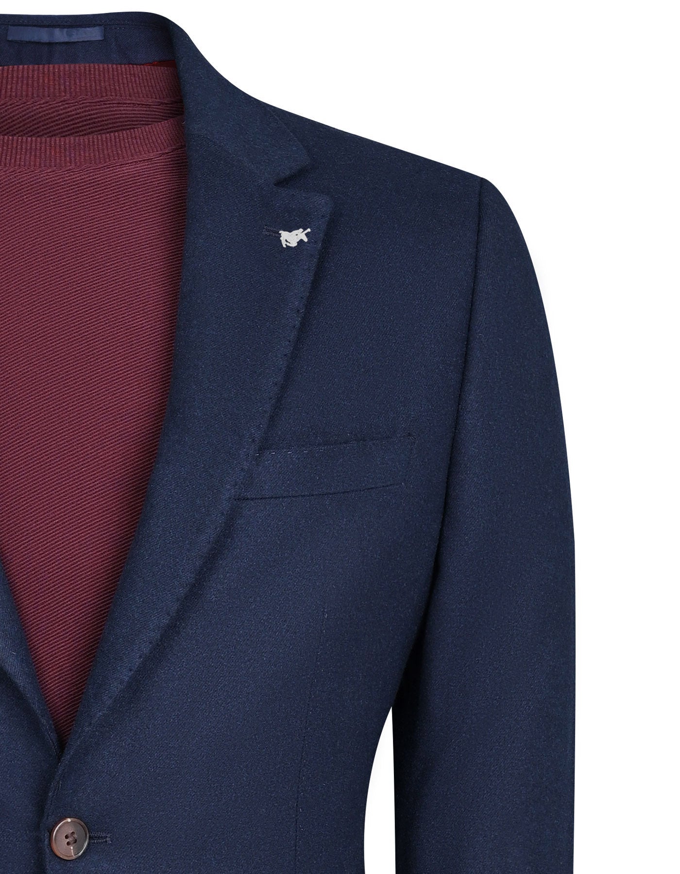 Navy Tailored Smart Fit Coat CC2517-36