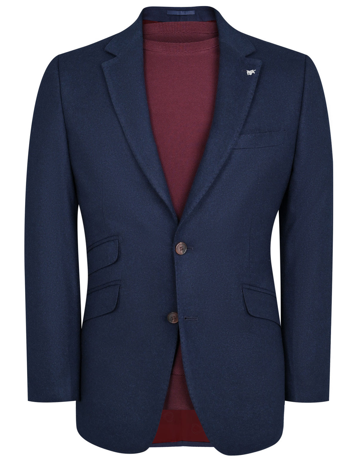 Navy Tailored Smart Fit Coat CC2517-34
