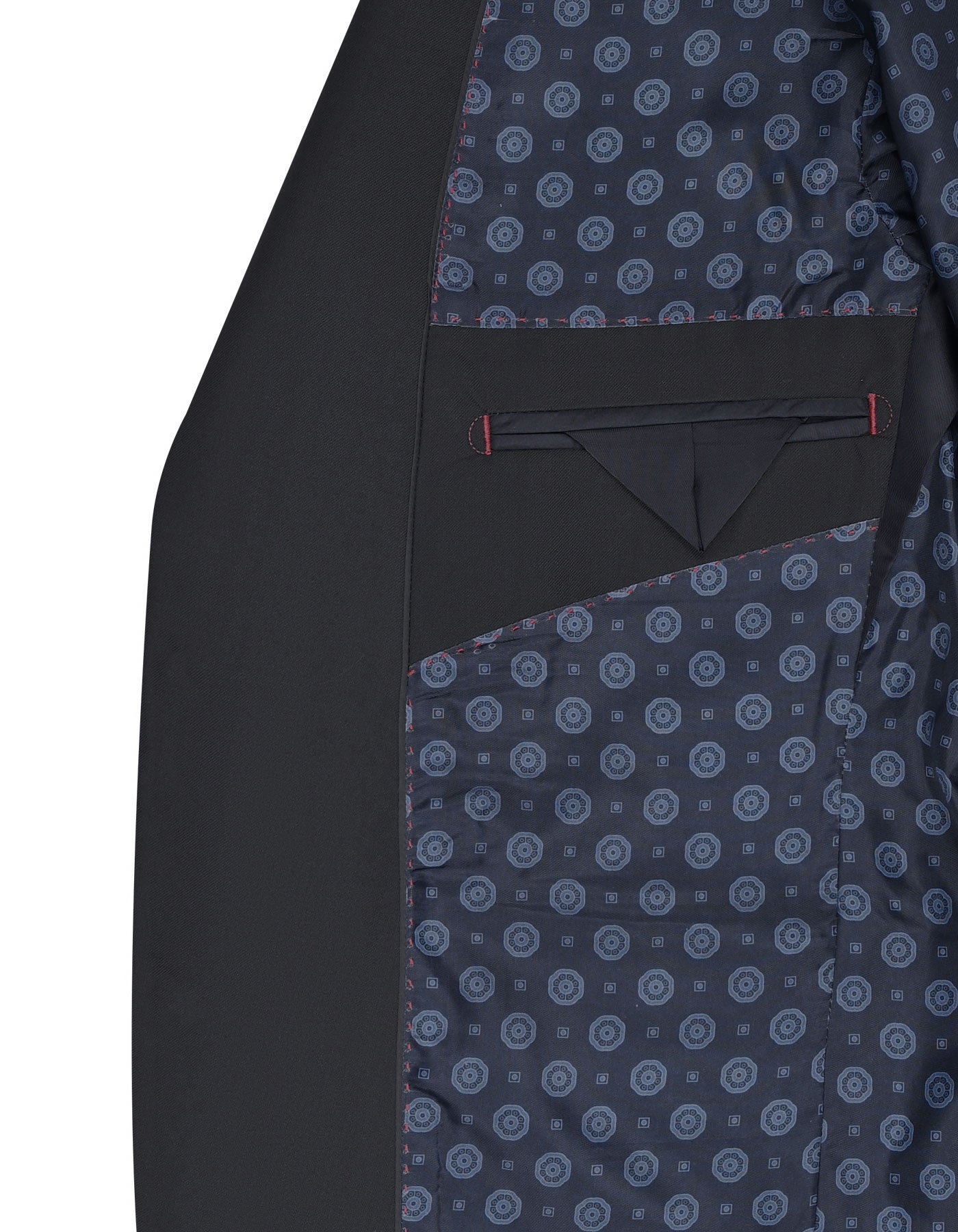 Black Tailored Smart Fit Coat CC2518-44