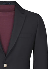 Black Tailored Smart Fit Coat CC2518-36