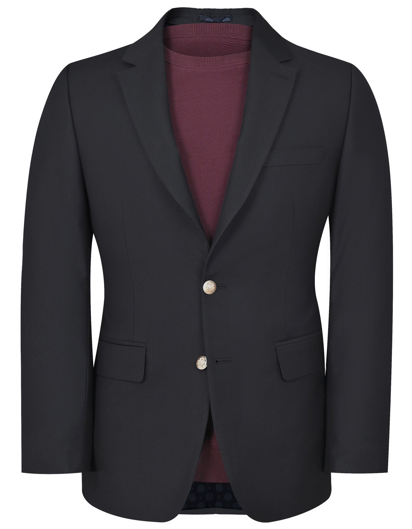 Black Tailored Smart Fit Coat CC2518-34