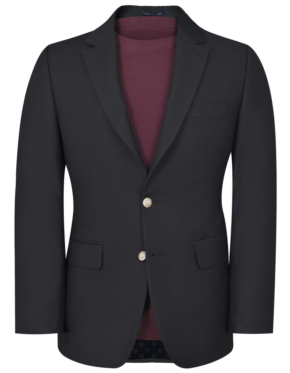 Black Tailored Smart Fit Coat CC2518-34