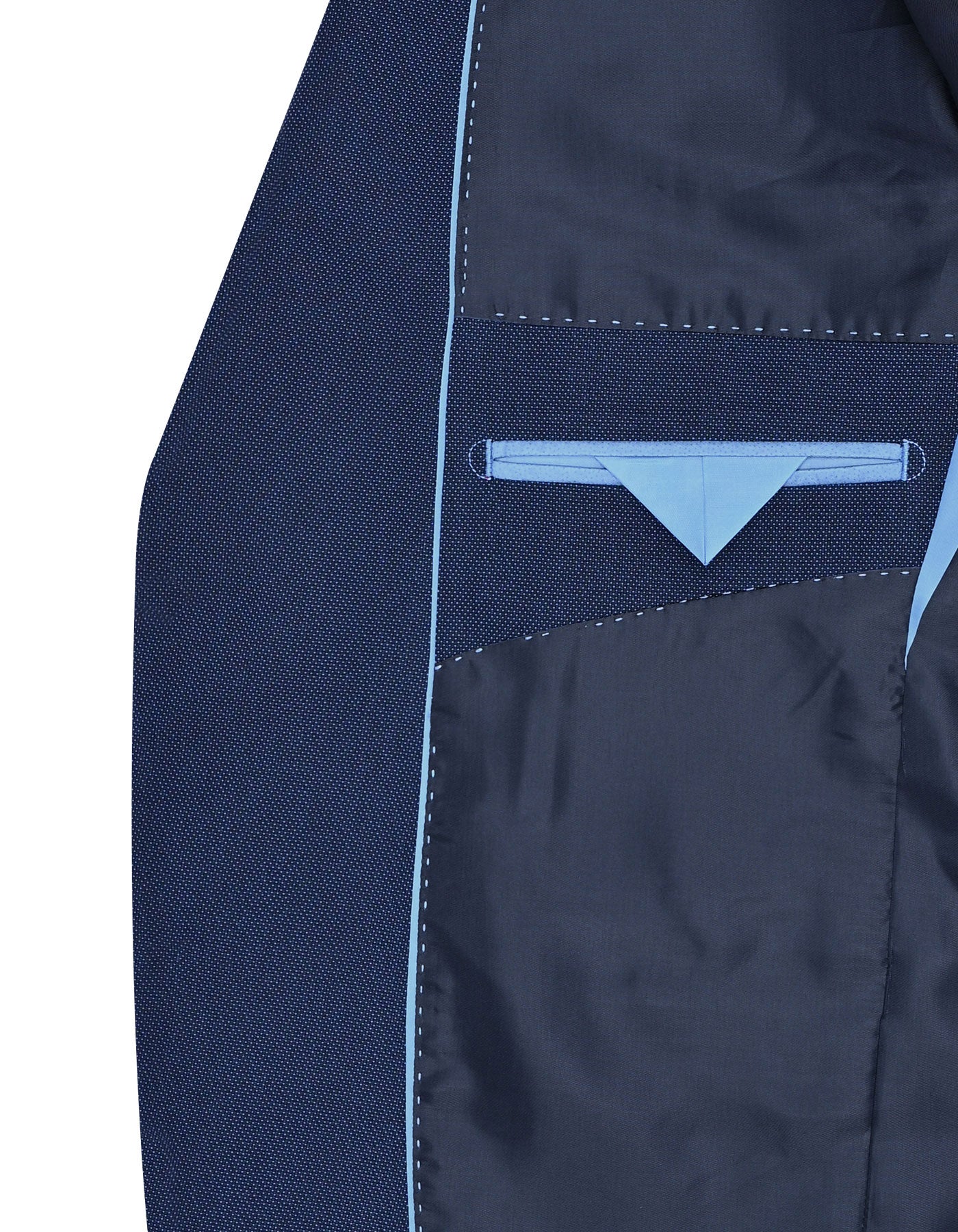 D Blue Tailored Smart Fit Coat CC2521-44