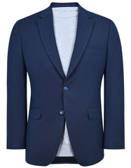 D Blue Tailored Smart Fit Coat CC2521-34
