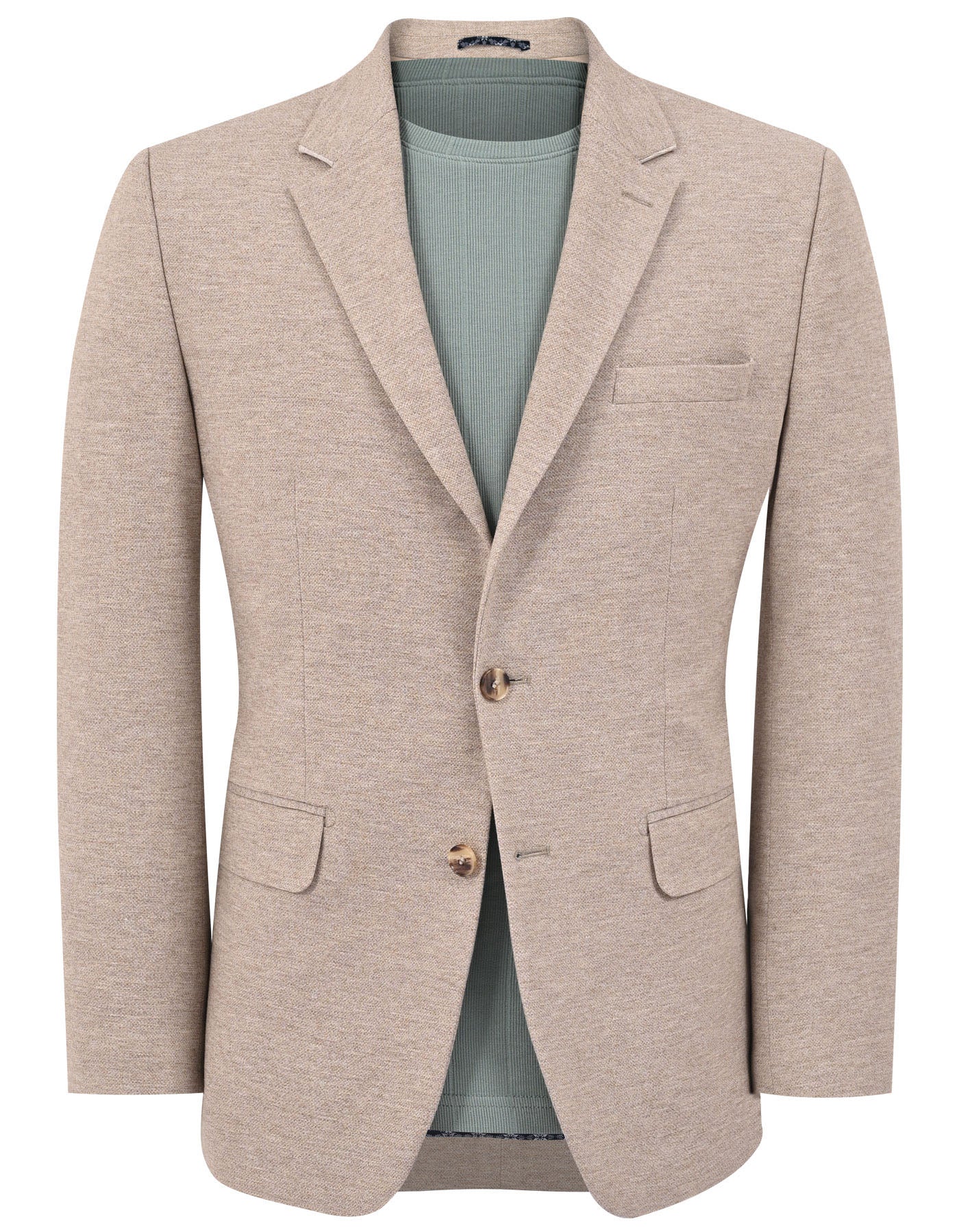 Beige Smart Fit Coat CC2618-34