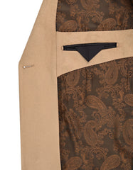 Beige Smart Fit Coat CC2632-44