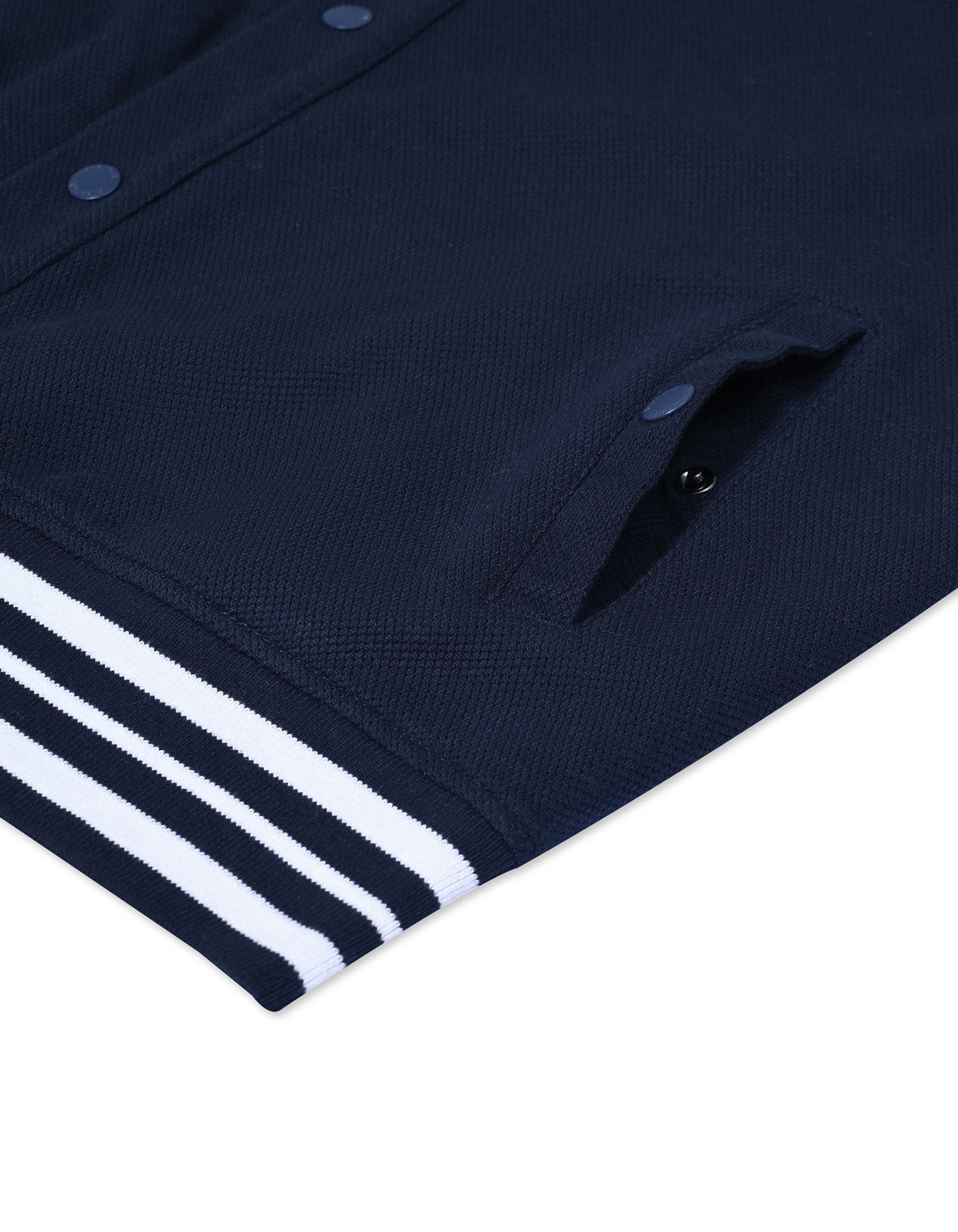 Navy Jacket Texture Navy Textured Varsity Jacket For Men – Uniworth