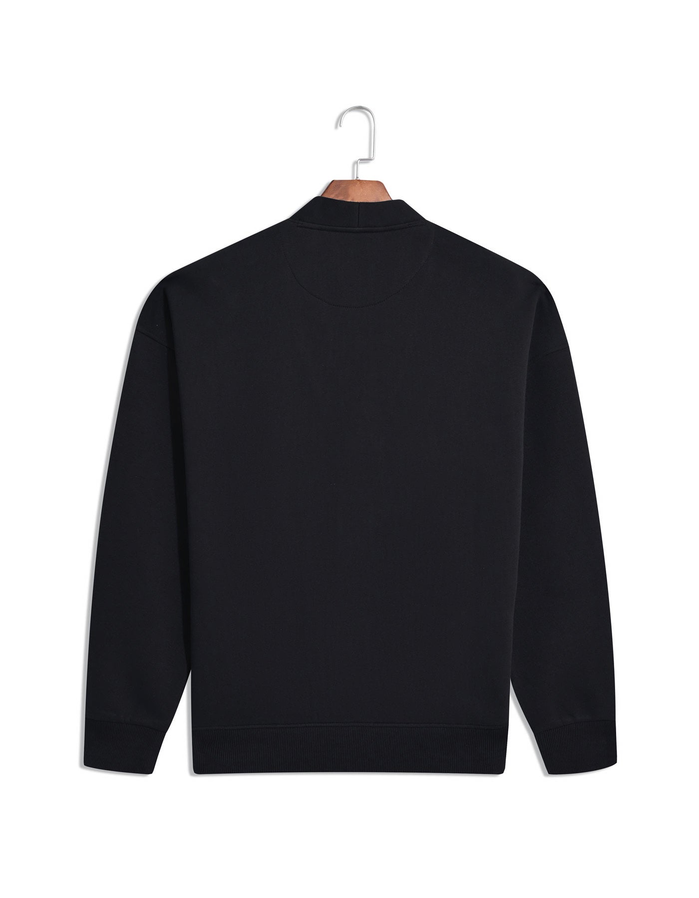 Black Plain Oversized Fit Cardigan