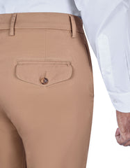 Khaki Plain Smart Fit Chino