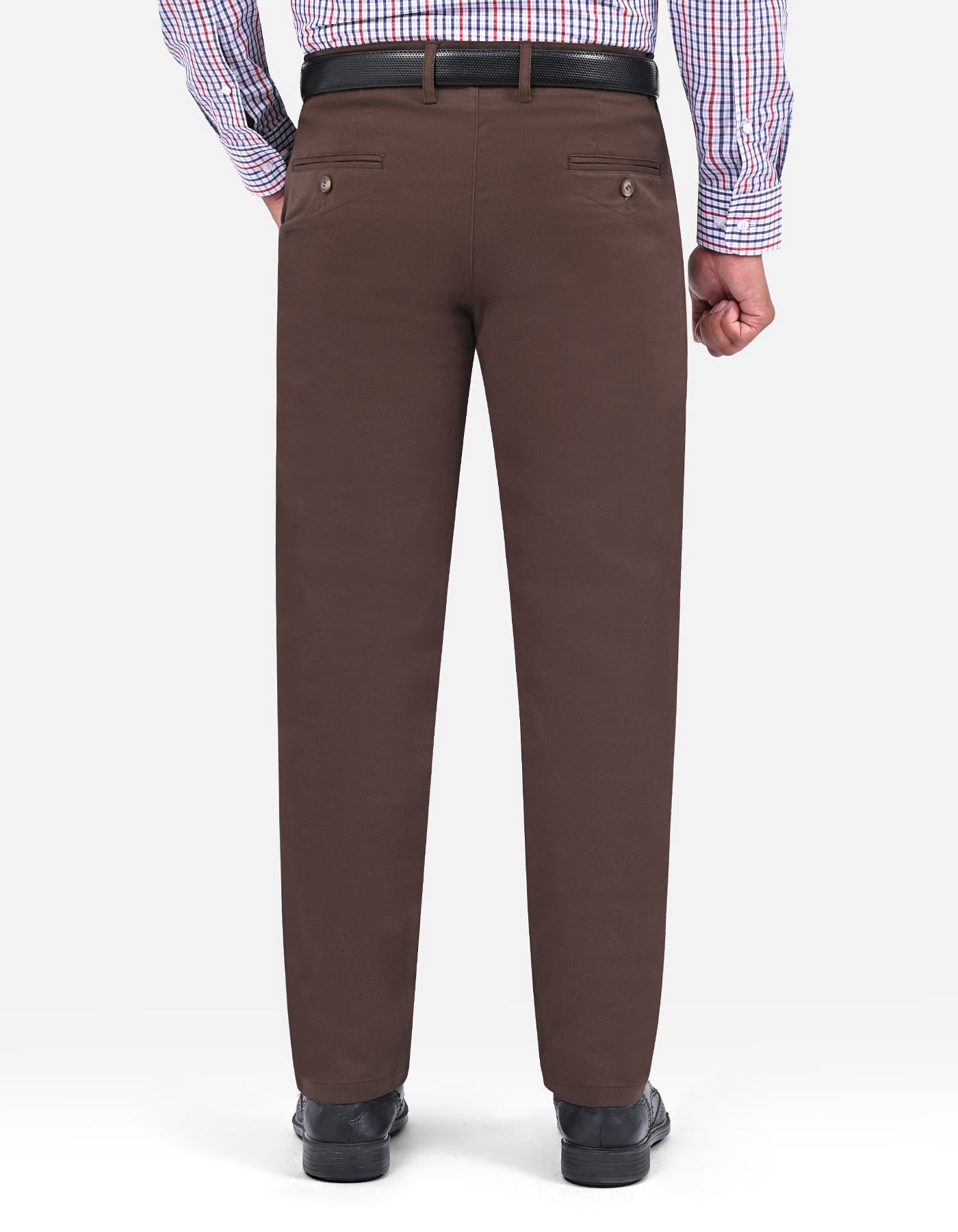 D Brown Smart Fit Chino CH2601-38