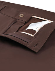 D Brown Smart Fit Chino CH2601-32