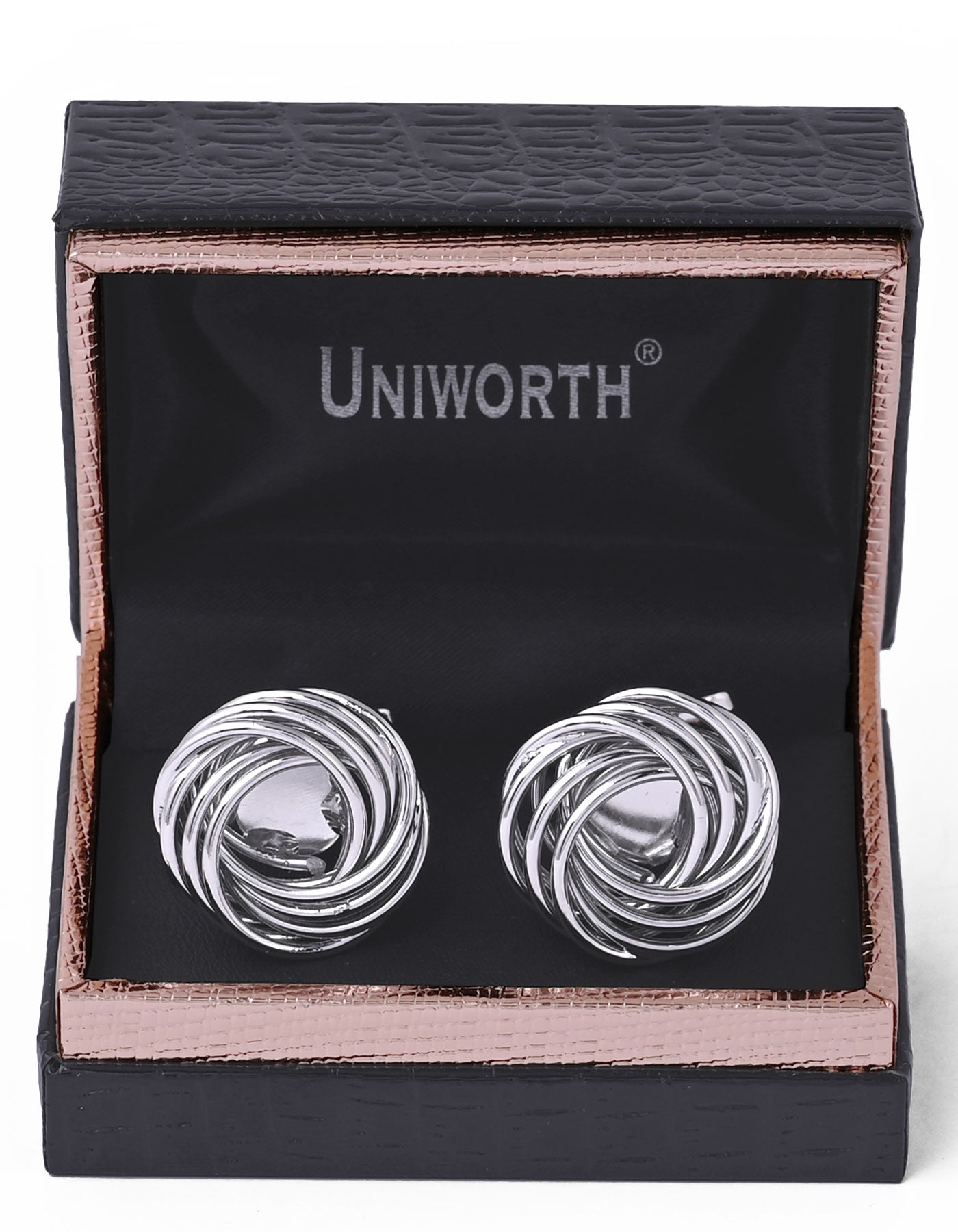 Silver Circle Cufflink