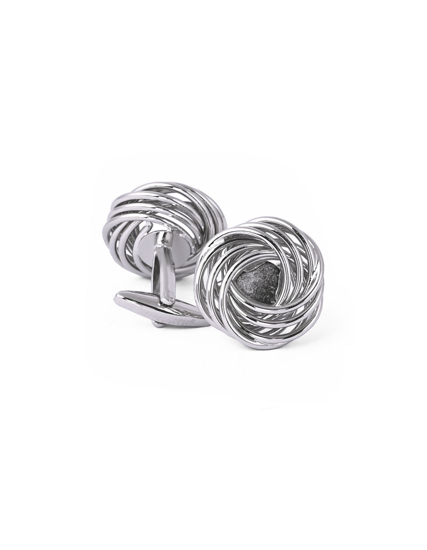 Silver Circle Cufflink