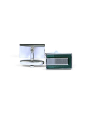 Silver Slub Cufflink