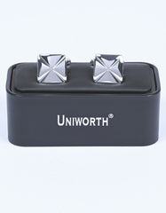 Silver Metal Cufflink