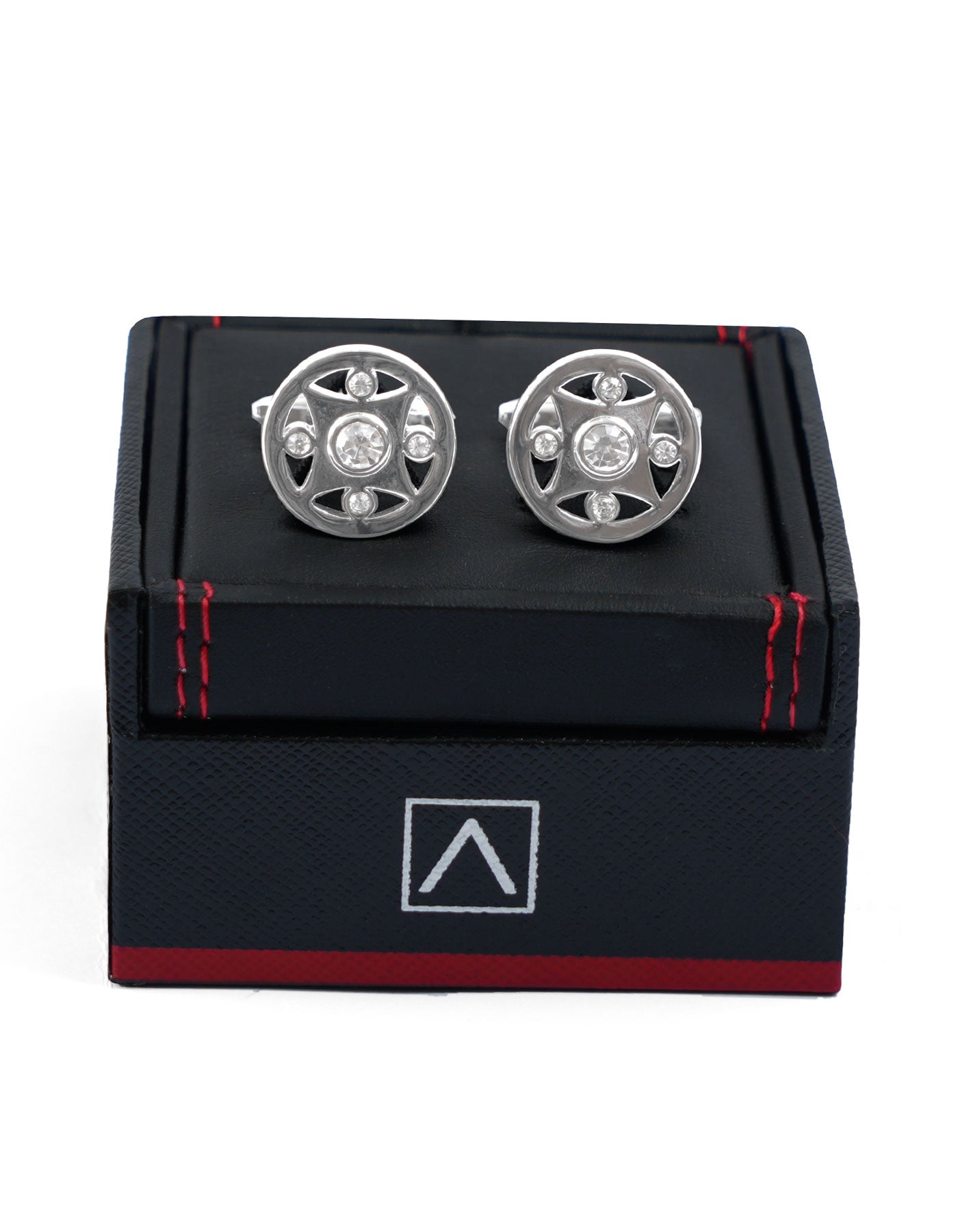 Silver Circle Cufflink