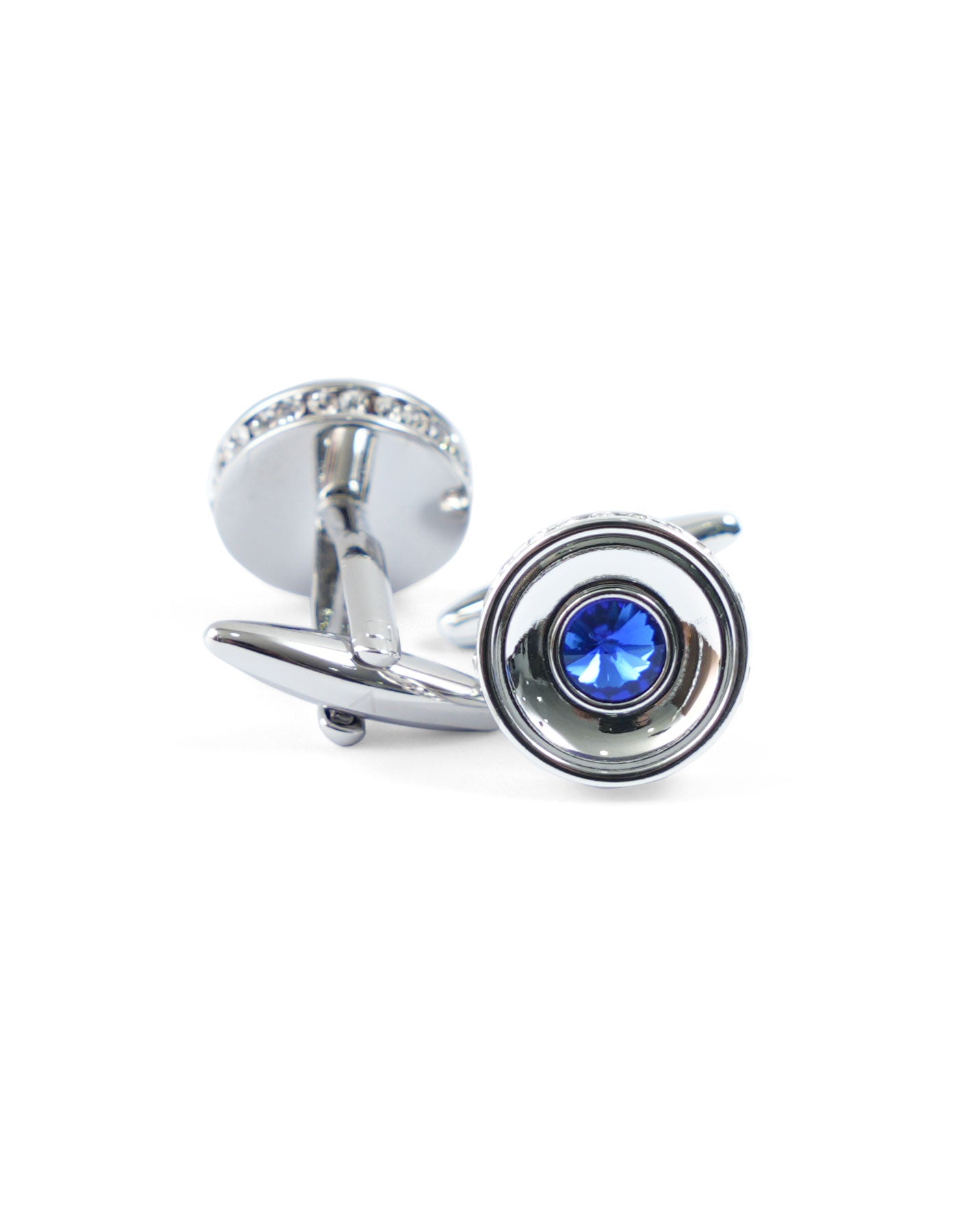 Blue Circle Cufflink